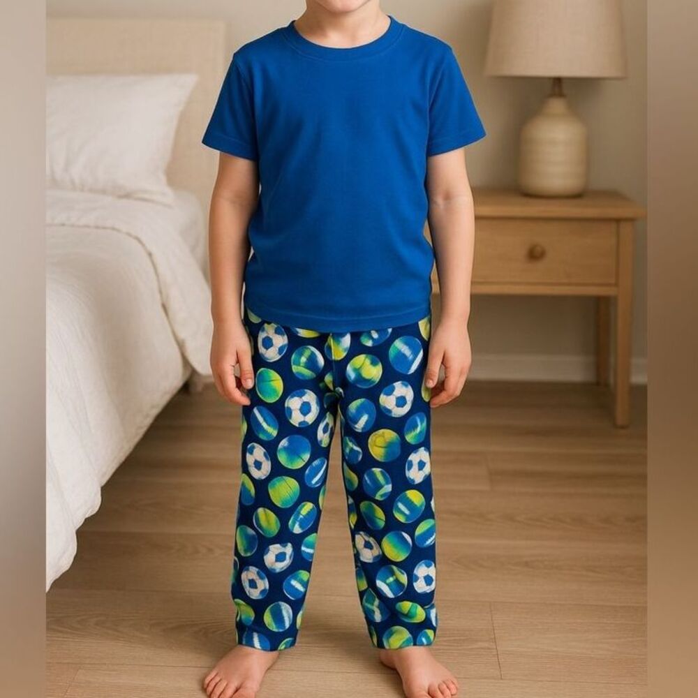 Carter’s Boys Size 8 Pajama Pants Sports Football Soccer Basketball PJs